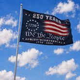 We The People 250 Canvas American Grommet Flag for 250th Anniversary