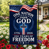 1776–2026 One Nation Under God America 250th Anniversary Patriotic Flag