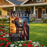 God Bless America Garden Flag