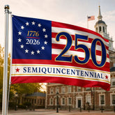 America 250th Semiquincentennial Flag – 1776–2026 Patriotic USA Anniversary Flag