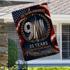 One Nation Remembers – 9/11 25th Anniversary Memorial Flag