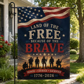 America 250 Freedom & Bravery Patriotic Flag
