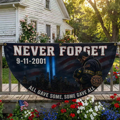 9/11 Never Forget 343 Firefighter Memorial Flag