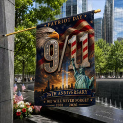 Patriot Day 9/11 25th Anniversary Memorial Flag