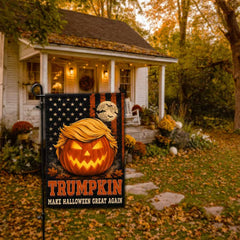 Trumpkin Make Halloween Great Again Garden Flag