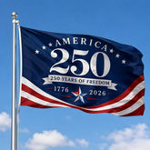 America 250 Years of Freedom Flag – 1776–2026 Patriotic Anniversary Flag