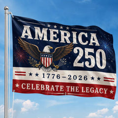 1776–2026 America 250th Anniversary Eagle Freedom Celebration Flag