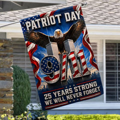 25 Years Strong – We Will Never Forget 9/11 Memorial Flag