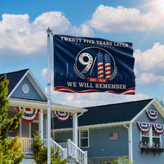 25 Years Later – America Remembers 9/11 Memorial Flag