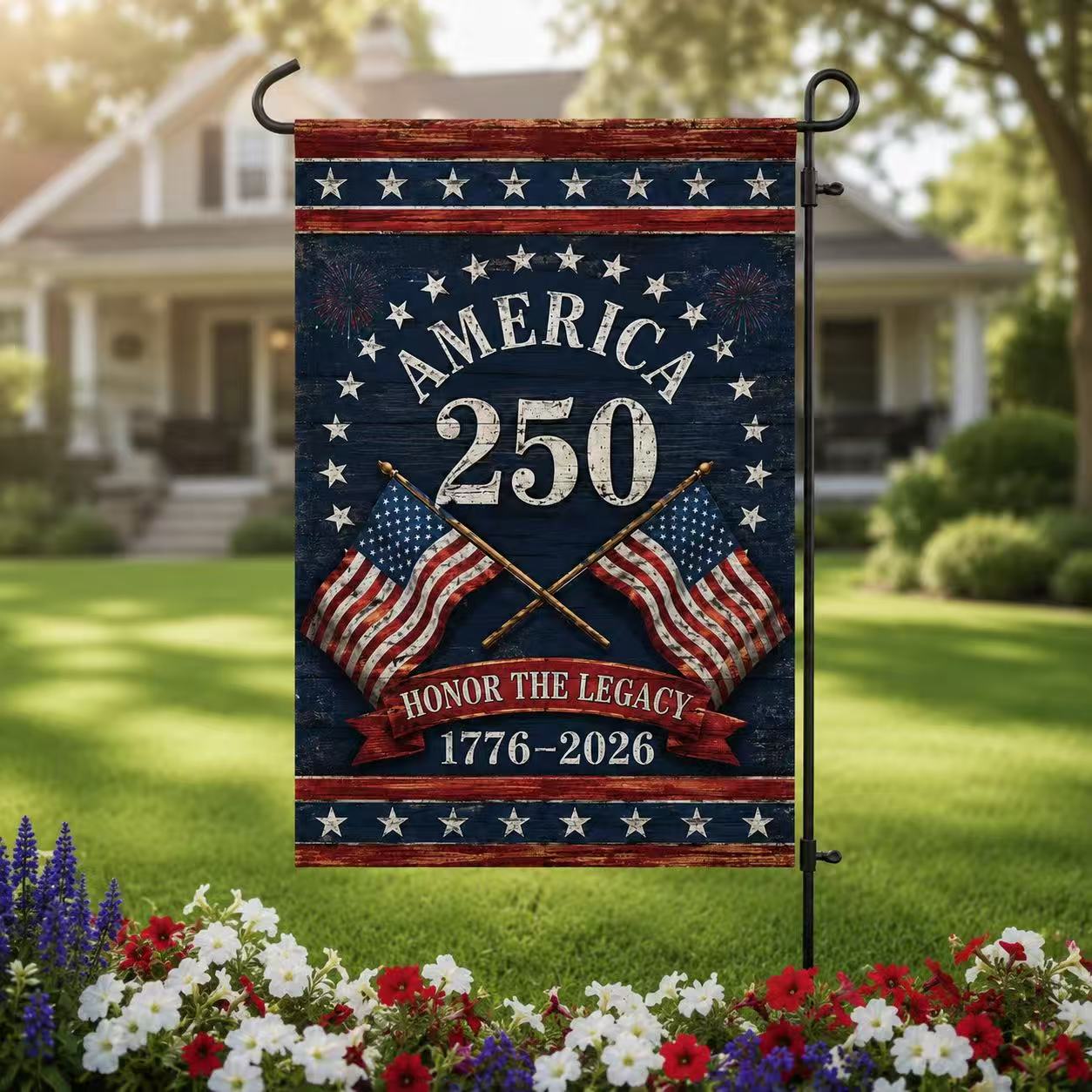 1776–2026 America’s 250th Anniversary Patriotic Flag