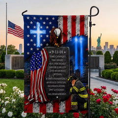 911 Patriot Day Never Forget Flag Time Changes The Heart But The Heart Never Forgets Flag