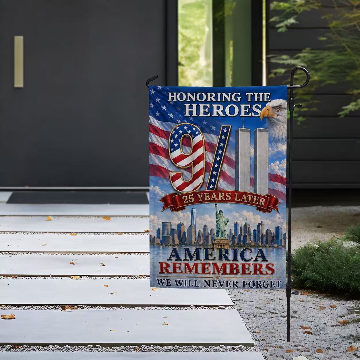 America Will Never Forget – 9/11 25th Anniversary Tribute Flag