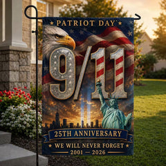Patriot Day 9/11 25th Anniversary Memorial Flag