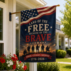 America 250 Freedom & Bravery Patriotic Flag