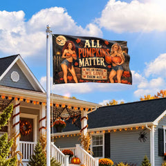 All Pumpkins Matter Funny Halloween Flag