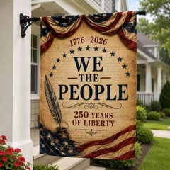 1776–2026 We The People 250 Years of Liberty Flag