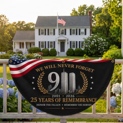 9/11 25th Anniversary Remembrance Memorial Banner