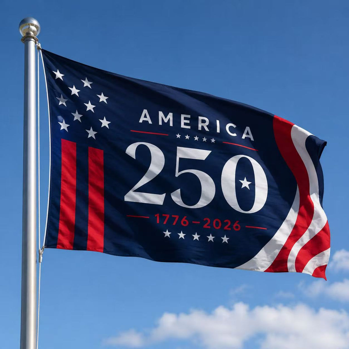 America 250th Anniversary Flag – 1776–2026 Patriotic USA Freedom Flag