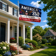 1776–2026 America 250th Anniversary Eagle Freedom Celebration Flag