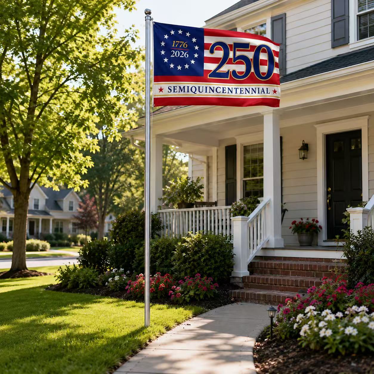 America 250th Semiquincentennial Flag – 1776–2026 Patriotic USA Anniversary Flag