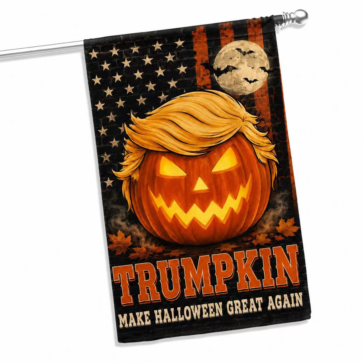 Trumpkin Make Halloween Great Again Garden Flag