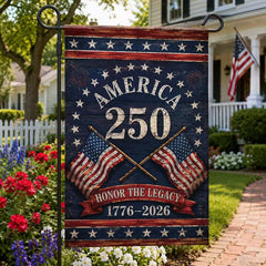 1776–2026 America 250th Anniversary Honor the Legacy Patriotic Flag