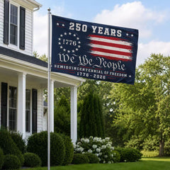 We The People 250 Canvas American Grommet Flag for 250th Anniversary