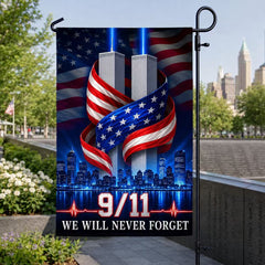 We Will Never Forget – 9/11 American Tribute Memorial Flag