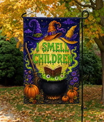 Spooky Witch’s Brew I Smell Children Halloween House Flag