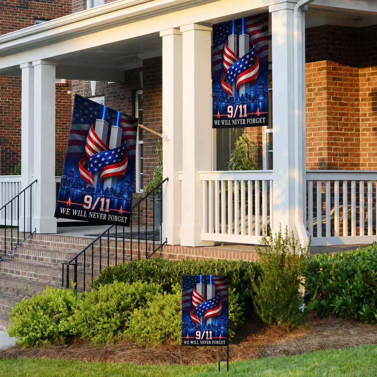 We Will Never Forget – 9/11 American Tribute Memorial Flag